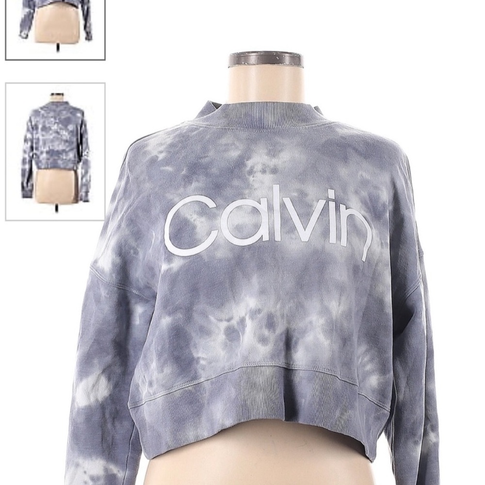 Calvin Klein Crop Tie Dye Sweater